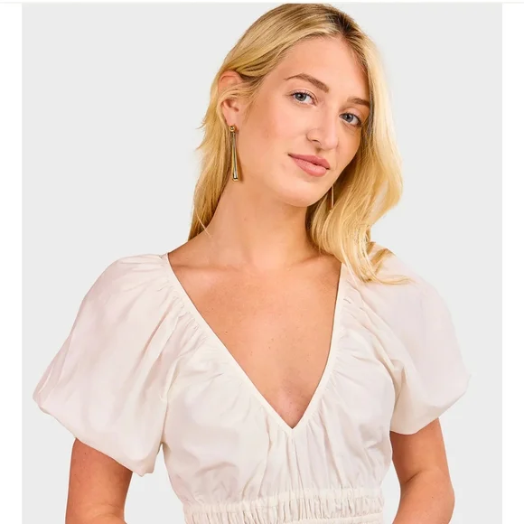 NWT FAITHFULL THE BRAND Teatro Midi Dress. US Size 8 - Picture 3 of 9